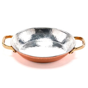 Plat à Paella en cuivre 5 dimensions